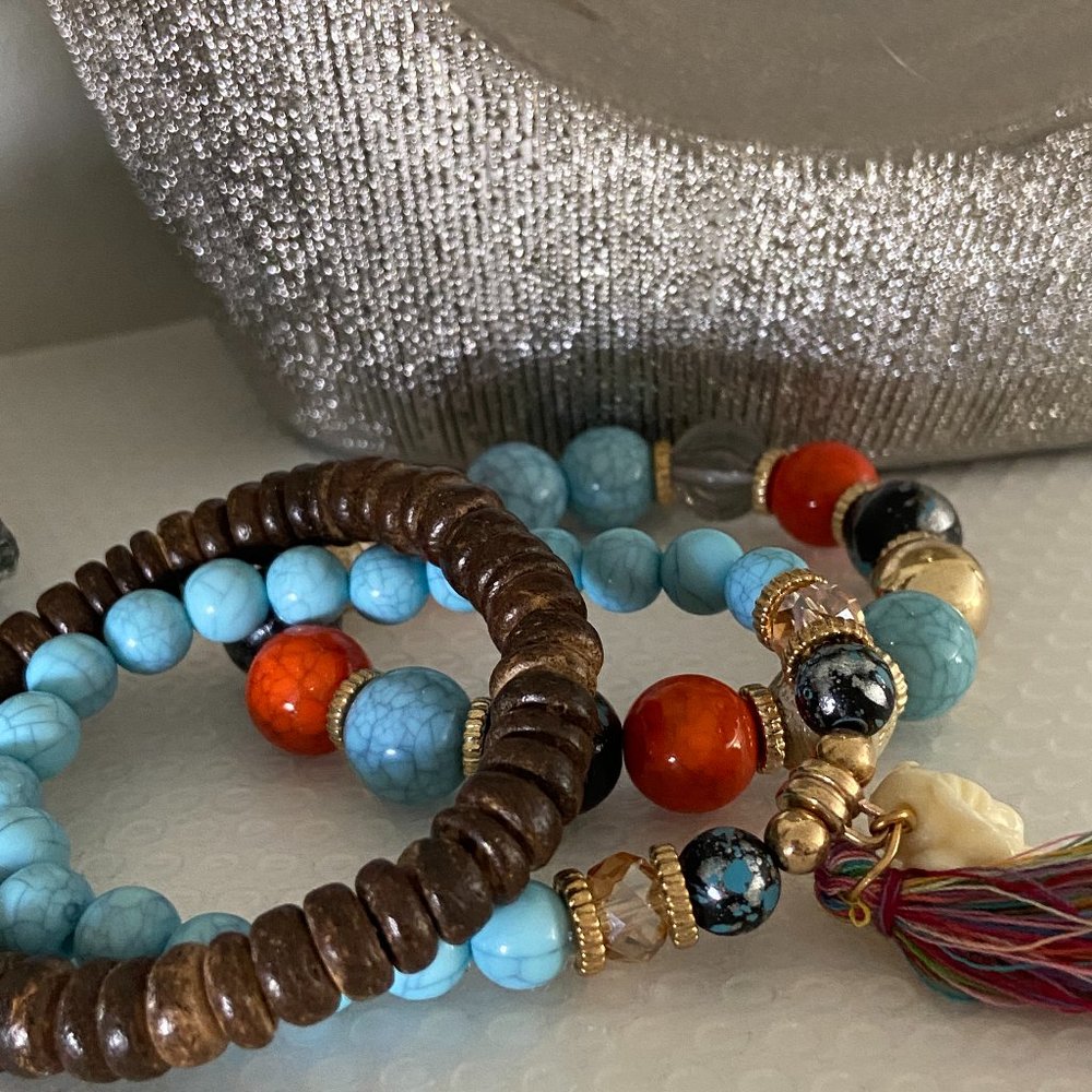 Vintage multi-layer handmade beaded Bracelet